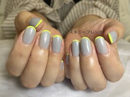 スキニーフレンチ/恵比寿ネイル