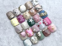 アールズ 用賀店(R's)の雰囲気（冬もフットネイルいかがですか？親指アート付きのコースが人気！）