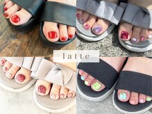 ラテ(latte)の雰囲気（【ネイル】お洒落は足元から*フットネイルも◎ワンカラー¥6,600~）