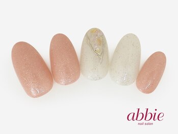 ネイルサロン アビー グランデュオ蒲田店(abbie)/コーラルシェル　￥8998