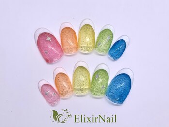 エリクサーネイル 渋谷(Elixir Nail)/定額bカジュアル/クーポン使用