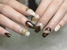 大人べっ甲ネイル