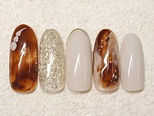 リノ ネイル(Rino nail)/4月の新作804L3ラテアート