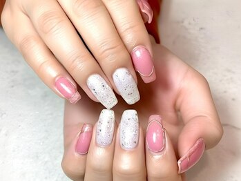 ラテネイル(Latte Nail)の写真/【春ネイル・GW前に◎】ネイル初心者歓迎＊パラジェル対応＆丁寧カウンセリングで安心♪当日予約もOK！