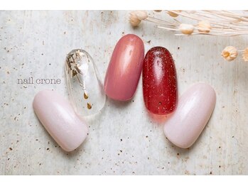 ネイルクローネ(nail crone)/いちごカラーネイル