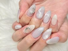 チャーピーネイル(CHIRPY NAIL)/マーブル*乳白色*90min