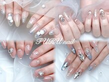 福ネイル(nail)の雰囲気（パーツの種類も豊富♪流行りのリボン/クロムございます）