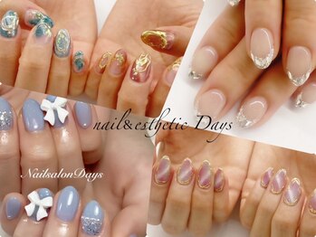 ネイルアンドエステティック デイズ 三好中央店(Days)の写真/【みよし・豊田・日進】定額デザイン80種類以上♪丁寧なカウンセリングと技術で指先の可愛いが叶う！