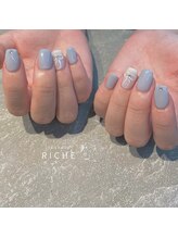 リッシュ(RICHE)/ぷっくりリボンネイル