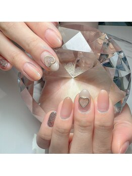 ミント(Mint.)/ハートパーツネイル