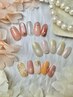 【HAND/アート】シーズンデザインコース 105分《大人上品、夏ネイル♪》