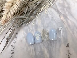 8月定額A アクセサリーネイル