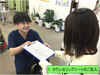 ほねくま整体院 ほねくま接骨院 はりきゅう院 連坊小路院/■カウンセリングシートのご記入