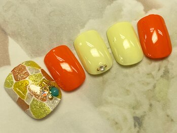 ネイルサロン マハロ(Nail salon MaHaLo)/f54新規付替オフ込☆フット¥7300