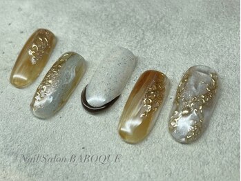 ネイルサロン バロック(Nail Salon BAROQUE)/ミラーニュアンスデザイン