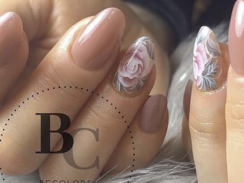 ビーカラーズネイル(BeColorsNail)/グラデフラワー
