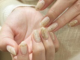 【Saki.o】beige×gold