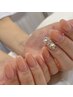 人気No.1【縦長美爪フォルム/モチ良さが違う＊】ちゅるんワンカラー&ストーン