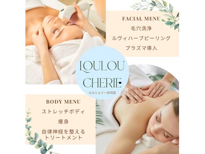 きれいと癒しのサロン ルルシェリー白河店ハーブピーリング 毛穴洗浄 プラズマ導入の写真