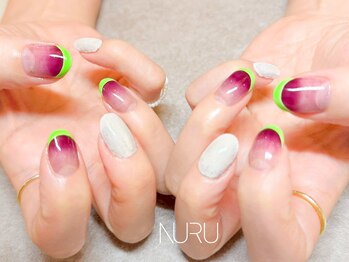 ヌル ネイル 新宿(NURU NAIL)/フレンチ/個性派/グラデ/新宿