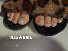 ナァネイル(Naa★NAIL)/FOOT☆ギラギラフラッシュ