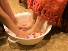 アジアス 用賀店(Asias)の雰囲気（フットバスで足先から温めます。冷え改善・予防にもお勧め◎）