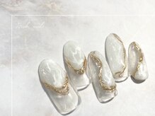 トゥーシェネイルズ(Touche'nails)/ホワイトニュアンス