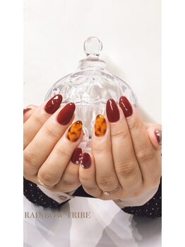 レインボートライブドゥネイル(rainbow tribe deux NAIL)/10月の定額ネイルデザイン