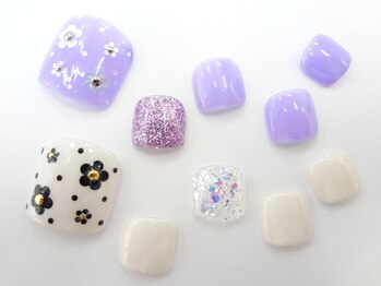 ネイルサロン クイール 小山店(NAIL SALON QUILL)/春色ワンカラー