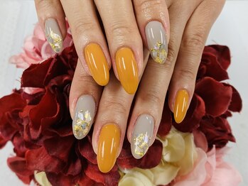 ダブルネイル(Double Nail)/【ほり】大人くすみカラー