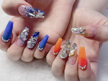 ティアラネイル(TIARA NAIL)/スカルプベース自由¥13000