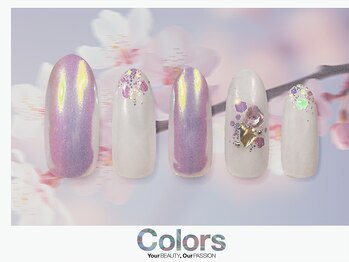 カラーズ荻窪 ネイルラウンジ(Colors Ogikubo Nail Lounge)/ラベンダーミスト×オーロラ