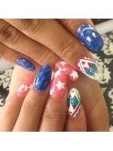 ネイルサロン ティプレシャス(T Precious)/ＰＯＰな星ネイル☆