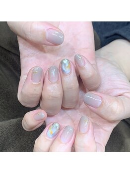 #26 グラデ×マーブル￥6050