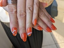 しゅくる/オレンジネイル