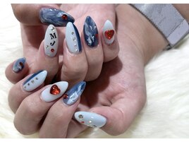 カジュアル推しネイル