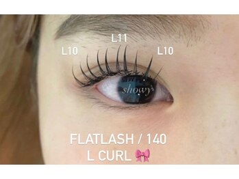 ショウイー 本店(Showy)/Lカール フラットラッシュ