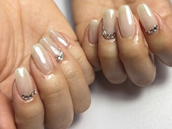 日和/オーロラネイル