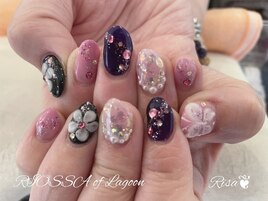 ジオメトリックｘ夜桜