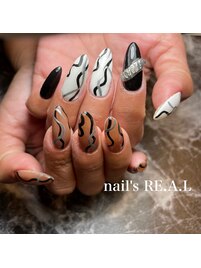 柄ネイル