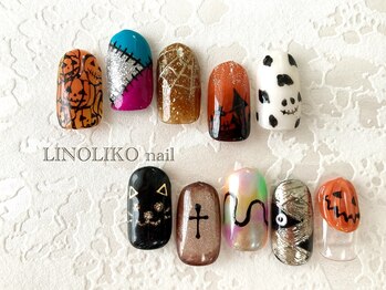 リノリコネイル 元住吉(Lino Liko nail)/New in☆ハロウィンアート☆