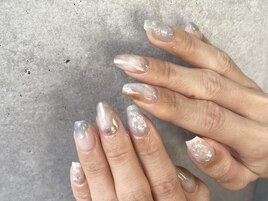 くすみブルーニュアンス￥9500