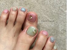 マリーネイルズ 青山店(MARIE NAILS)/☆FOOT8800円ニュアンス 0626a