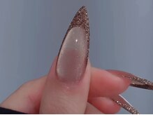 ちゅるん系マグネットも◎【持ち込み/ワンホン/冬ネイル】