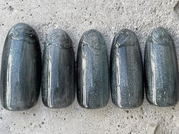 フリークネイル(FREAK Nail)/ニュアンスもやぷっくり ¥10000