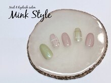 ミンクスタイル 浜松町店/チェックネイル