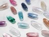 フット【特別価格】300色以上から選べる2色☆マグネット/フラッシュネイル