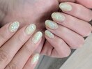 パステルイエローで春ネイル