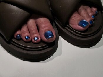 マックスビューティーネイル(MAX BEAUTY nail)の写真/ワンカラーからトレンドデザインまで◎デザイン豊富なネイルで足元からおしゃれに気分もUP♪