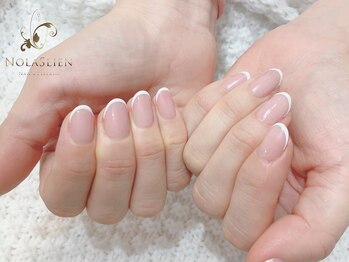ノーラスリエン 銀座(NOLASLIEN)/スキニーフレンチ 東銀座ネイル
